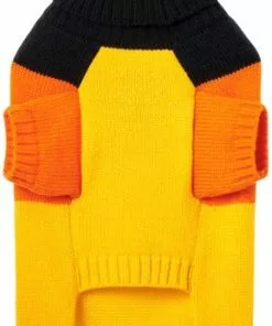 Frisco Colorblock Sequin Pumpkin Dog & Cat Sweater -The Frisco Store 261141 PT5. SY630 V1622038119