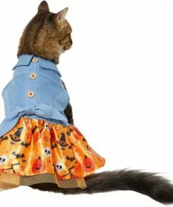 Frisco Chambray Halloween Dog & Cat Dress -The Frisco Store 261165 PT2. SY630 V1633085781