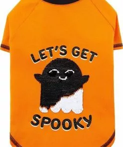 Frisco Sequin Let's Get Spooky Dog & Cat T-Shirt -The Frisco Store 261179 PT3. SY630 V1637726855