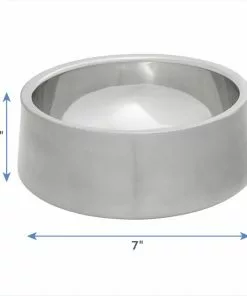 Frisco Insulated Non-Skid Flair Stainless Steel Dog & Cat Bowl, Stainless Steel -The Frisco Store 261753 PT1. SY630 V1623937497