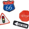Frisco Road Trip Traffic Signs Plush Cat Toy with Catnip, 4 count -The Frisco Store 262024 MAIN. SY630 V1618598324