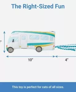 Frisco Road Trip Cruiser Van Plush Kicker Cat Toy with Catnip -The Frisco Store 262028 PT1. SY630 V1623698246