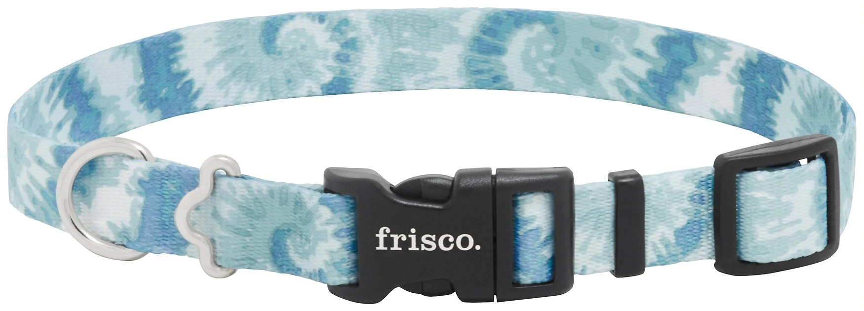 Frisco Blue Tie-Dye Dog Collar 3 Frisco Blue Tie-Dye Dog Collar