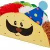 Frisco Birthday Taco Plush Squeaky Dog Toy -The Frisco Store 264444 MAIN. SY630 V1618924049