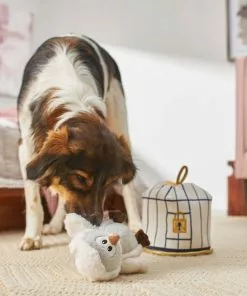 Frisco Magic Owl & Cage 2-in-1 Plush Squeaky Dog Toy -The Frisco Store 265592 PT3. SY630 V1620938916