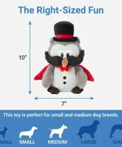 Frisco Magic Owl Plush Squeaky Dog Toy -The Frisco Store 265596 PT1. SY630 V1623352128