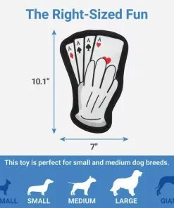 Frisco Magic Lucky Aces Flat Plush Squeaky Dog Toy 7 Frisco Magic Lucky Aces Flat Plush Squeaky Dog Toy -The Frisco Store 265612 PT1. SY630 V1623352057