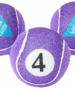 Frisco Magic Fortune Fetch Squeaky Tennis Ball Dog Toy, 3 count