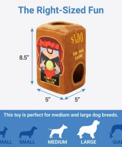 Frisco Magic Fortune Teller Hide & Seek Puzzle Plush Squeaky Dog Toy -The Frisco Store 265630 PT1. SY630 V1623351746