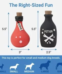 Frisco Magic Potions Latex Squeaky Dog Toy, 2 count -The Frisco Store 265632 PT1. SY630 V1623351742