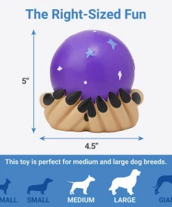 Frisco Magic Fortune Teller's Crystal Ball Latex Squeaky Dog Toy -The Frisco Store 265634 PT1. SY630 V1623351758
