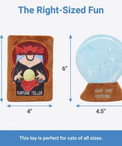 Frisco Magic Fortune Teller Plush Cat Toy with Catnip, 2 count -The Frisco Store 265636 PT1. SY630 V1623351755
