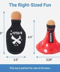 Frisco Magic Potions Plush Cat Toy with Catnip, 2 count -The Frisco Store 265642 PT1. SY630 V1623351745