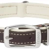 Frisco Two Tone Top Grain Leather Collar