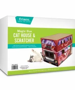 Frisco Magic Bus Cardboard Cat House, 2-Story 11 Frisco Magic Bus Cardboard Cat House, 2-Story -The Frisco Store 266701 PT4. SY630 V1621535899