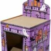 Frisco Halloween Mansion Cardboard Cat House, 2-Story