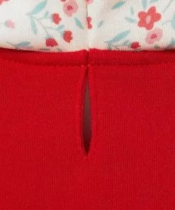 Frisco Floral Accent Dog & Cat Hoodie, Red -The Frisco Store 268042 PT5. SY630 V1637720200