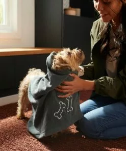 Frisco Embroidered Pawprint Microfiber Dog Bath Towel -The Frisco Store 269029 PT4. SY630 V1624553208