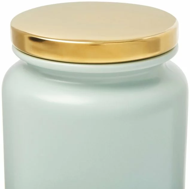 Frisco Modern Gold Rim Ceramic Treat Jar, 5 Cups 5 Frisco Modern Gold Rim Ceramic Treat Jar, 5 Cups - Image 4