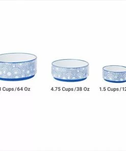 Frisco Blue Oriental Non-skid Ceramic Dog & Cat Bowl -The Frisco Store 270203 PT5. SY630 V1620921172