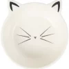 Frisco Cat Face Non-skid Ceramic Dog Bowl, White, 1.25 Cups -The Frisco Store 270229 MAIN. SY630 V1620685331