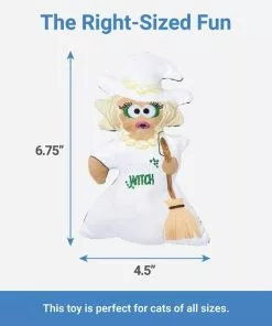 Frisco Halloween Good Witch, Bad Witch Reversible Plush Cat Toy with Catnip -The Frisco Store 270301 PT1. SY630 V1626284489