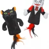 Frisco Vampire & Black Cat Plush Kicker Cat Toy with Catnip, 2 count -The Frisco Store 270307 MAIN. SY630 V1621949033