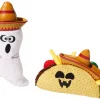Frisco Halloween Fiesta Ghost & Taco Plush Cat Toy with Catnip, 2 count -The Frisco Store 270319 MAIN. SY630 V1621949321