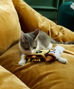 Frisco Halloween Fiesta Ghost & Taco Plush Cat Toy with Catnip, 2 count -The Frisco Store 270319 PT3. SY630 V1624824867