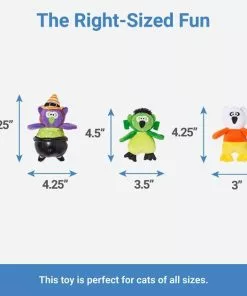 Frisco Halloween Owls Plush Cat Toy with Catnip, 3 count -The Frisco Store 270329 PT1. SY630 V1626285369