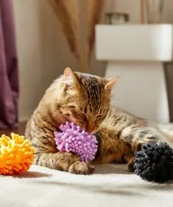 Frisco Halloween Moppy Ball Cat Toy with Catnip, 3 count -The Frisco Store 270337 PT3. SY630 V1624817812