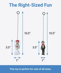 Frisco Sugar Skull Bride & Groom Bouncy Cat Toy with Catnip, 2 count 6 Frisco Sugar Skull Bride & Groom Bouncy Cat Toy with Catnip, 2 count -The Frisco Store 270343 PT1. SY630 V1626285064