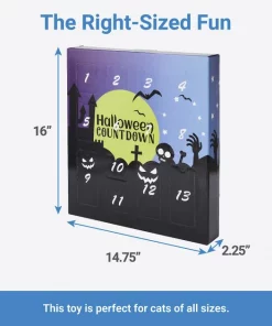 Frisco Halloween 13 Day Advent Calendar with Toys for Cats 8 Frisco Halloween 13 Day Advent Calendar with Toys for Cats -The Frisco Store 270351 PT1. SY630 V1626284167