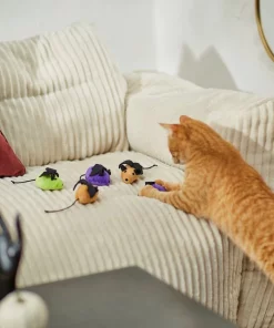 Frisco Halloween Bat Mice Plush Cat Toy with Catnip, 5 count 8 Frisco Halloween Bat Mice Plush Cat Toy with Catnip, 5 count -The Frisco Store 270353 PT3. SY630 V1624817260