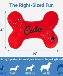 Frisco Wicked Cute Bone Reversible Plush Squeaky Dog Toy 7 Frisco Wicked Cute Bone Reversible Plush Squeaky Dog Toy -The Frisco Store 270357 PT1. SY630 V1626284485