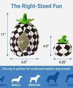 Frisco Halloween Fancy Pumpkin 2-in-1 Plush Squeaky Dog Toy -The Frisco Store 270359 PT1. SY630 V1626285364