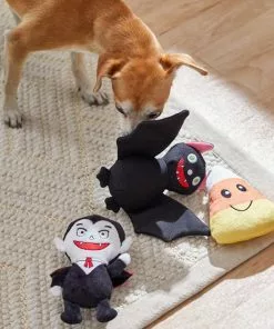 Frisco Halloween Haunted Friends Plush Squeaky Dog Toy, 3 count -The Frisco Store 270363 PT3. SY630 V1624816992