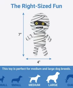 Frisco Halloween Mummy & Coffin Hide & Seek Puzzle Plush Squeaky Dog Toy -The Frisco Store 270365 PT2. SY630 V1626355279