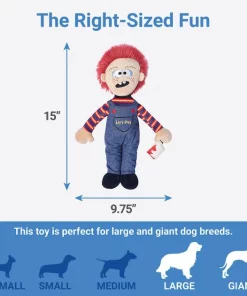 Frisco Halloween Killer Doll Plush Squeaky Dog Toy -The Frisco Store 270377 PT1. SY630 V1626284491