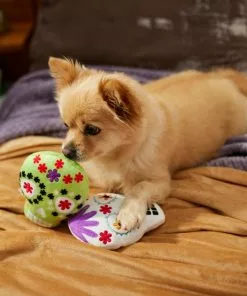 Frisco Sugar Skull Plush Squeaky Dog Toy -The Frisco Store 270443 PT3. SY630 V1624824826