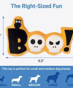 Frisco Halloween Boo! Plush Squeaky Dog Toy -The Frisco Store 270448 PT1. SY630 V1626284171