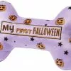 Frisco Halloween My First Halloween Bone Reversible Plush Squeaky Dog Toy -The Frisco Store 270452 MAIN. SY630 V1624071194