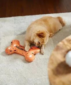Frisco Halloween All the Ghouls Love Me Bone Reversible Plush Squeaky Dog Toy -The Frisco Store 270454 PT3. SY630 V1624817458