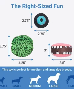 Frisco Halloween Zombie Hide and Seek Puzzle Plush Squeaky Dog Toy 9 Frisco Halloween Zombie Hide and Seek Puzzle Plush Squeaky Dog Toy -The Frisco Store 270482 PT2. SY630 V1626285076