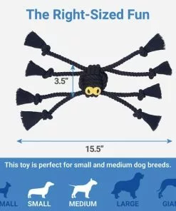 Frisco Halloween Spider Rope Dog Toy -The Frisco Store 270504 PT1. SY630 V1626285072