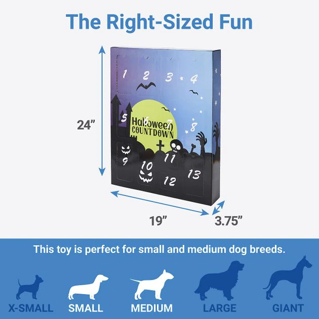 Frisco Halloween 13 Day Advent Calendar with Toys for Dogs 4 Frisco Halloween 13 Day Advent Calendar with Toys for Dogs - Image 2