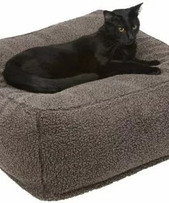 Frisco Sherpa Cube Pillow Cat & Dog Bed, Brown -The Frisco Store 270924 PT3. SY630 V1626294067
