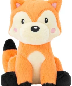 Frisco Camping Fox Plush Squeaky Dog Toy