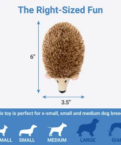 Frisco Camping Hedgehog Plush Squeaky Dog Toy -The Frisco Store 270995 PT1. SY630 V1626368500
