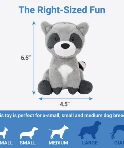 Frisco Camping Raccoon Plush Squeaky Dog Toy -The Frisco Store 271003 PT1. SY630 V1626368505